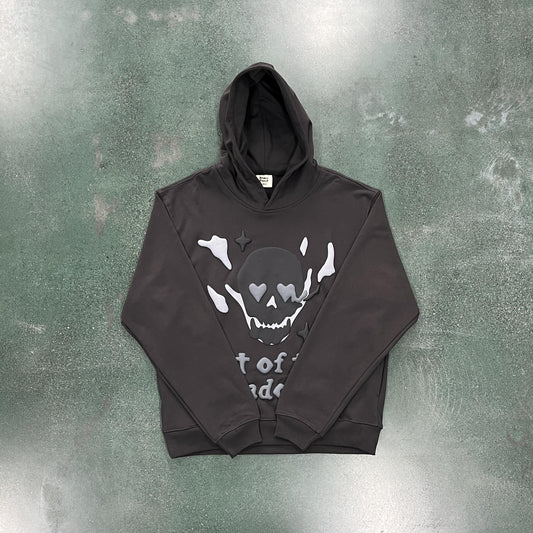 Broken Planet  Heart Skull Hoodie