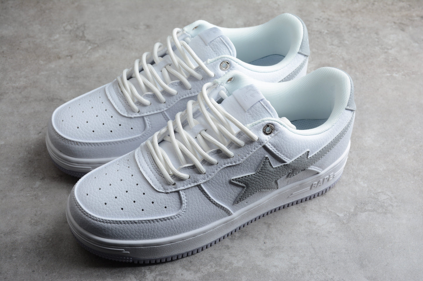 Bape Sta JJJJound Gray and White