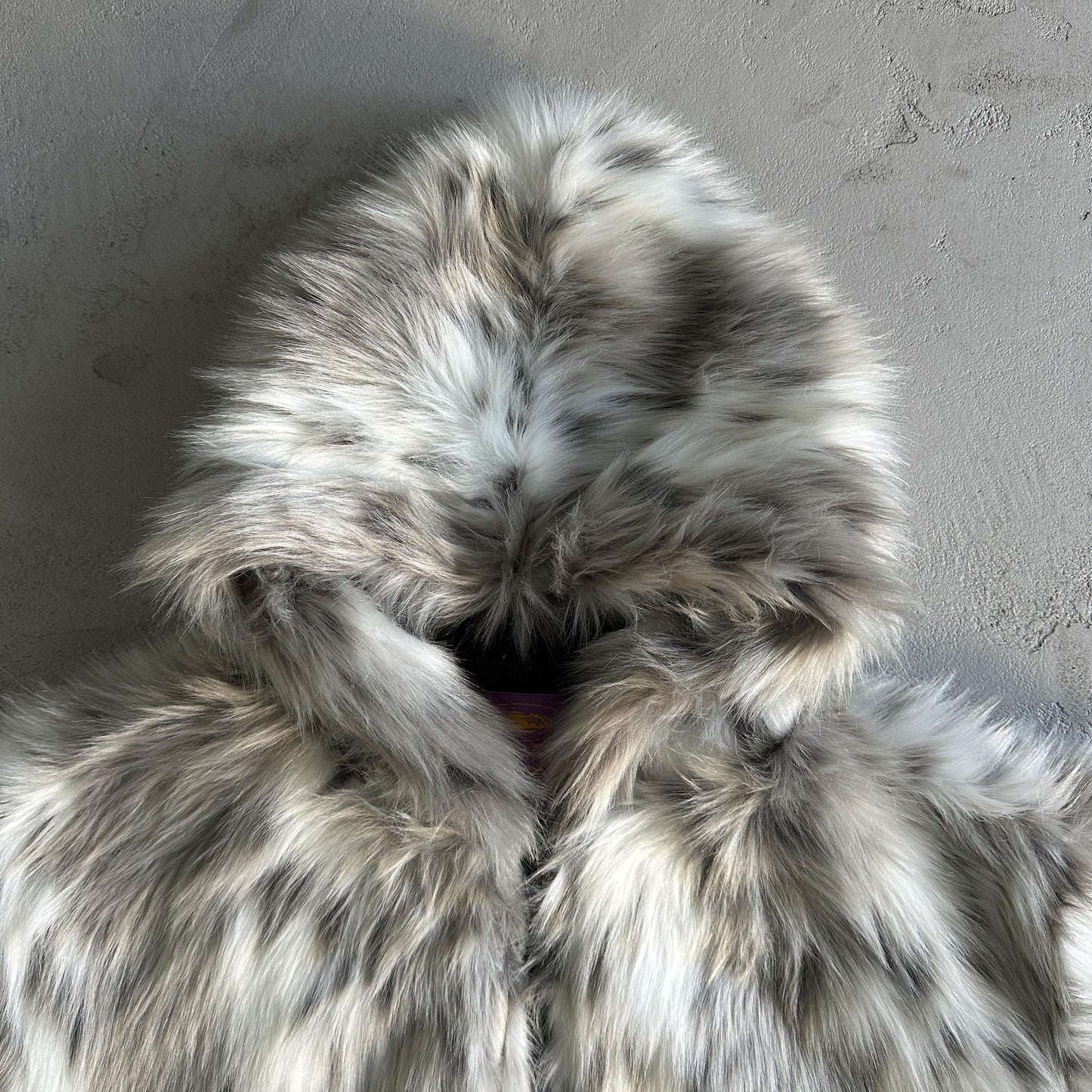 Corteiz Hooded Fur Jacket