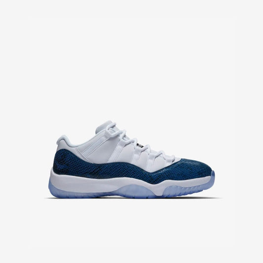 Jordan 11 Low "Navy Snakeskin"