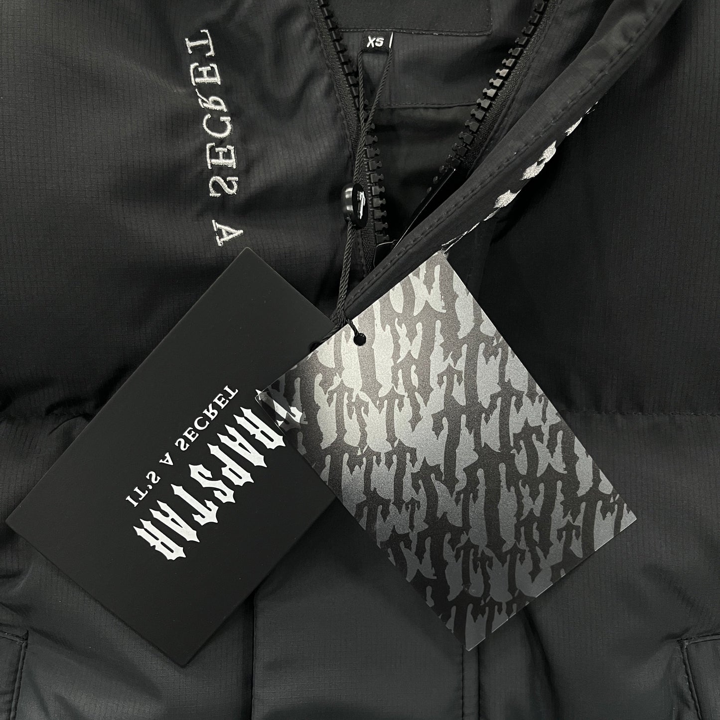 Trapstar Puffer Jacket Decoded Hooded Black-Gradient