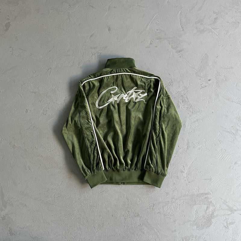 Corteiz Velvet Jacket Green