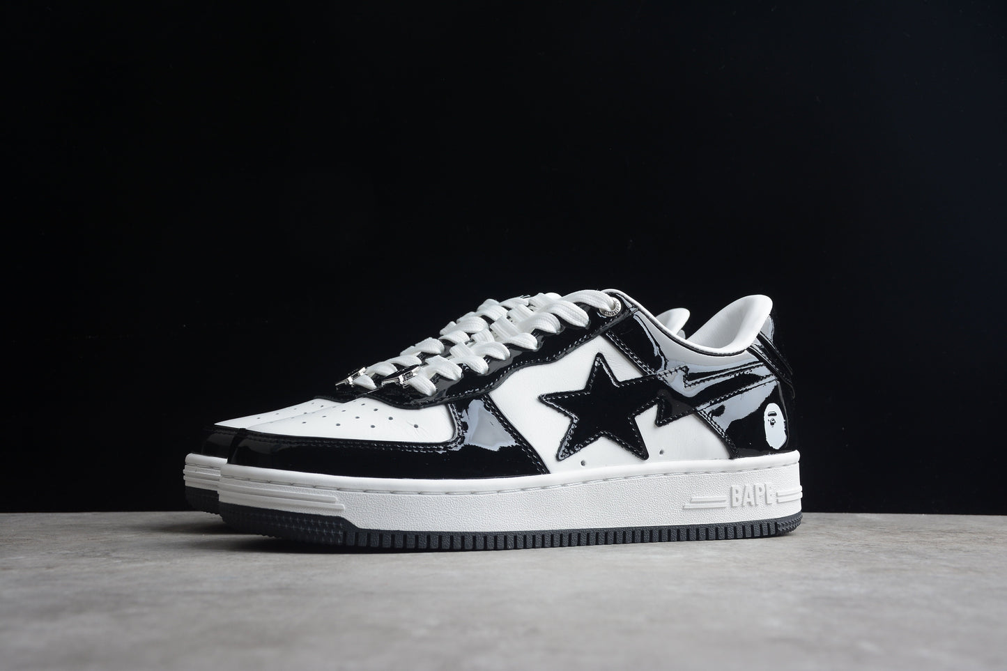 Bape Sta Black Patent Leather