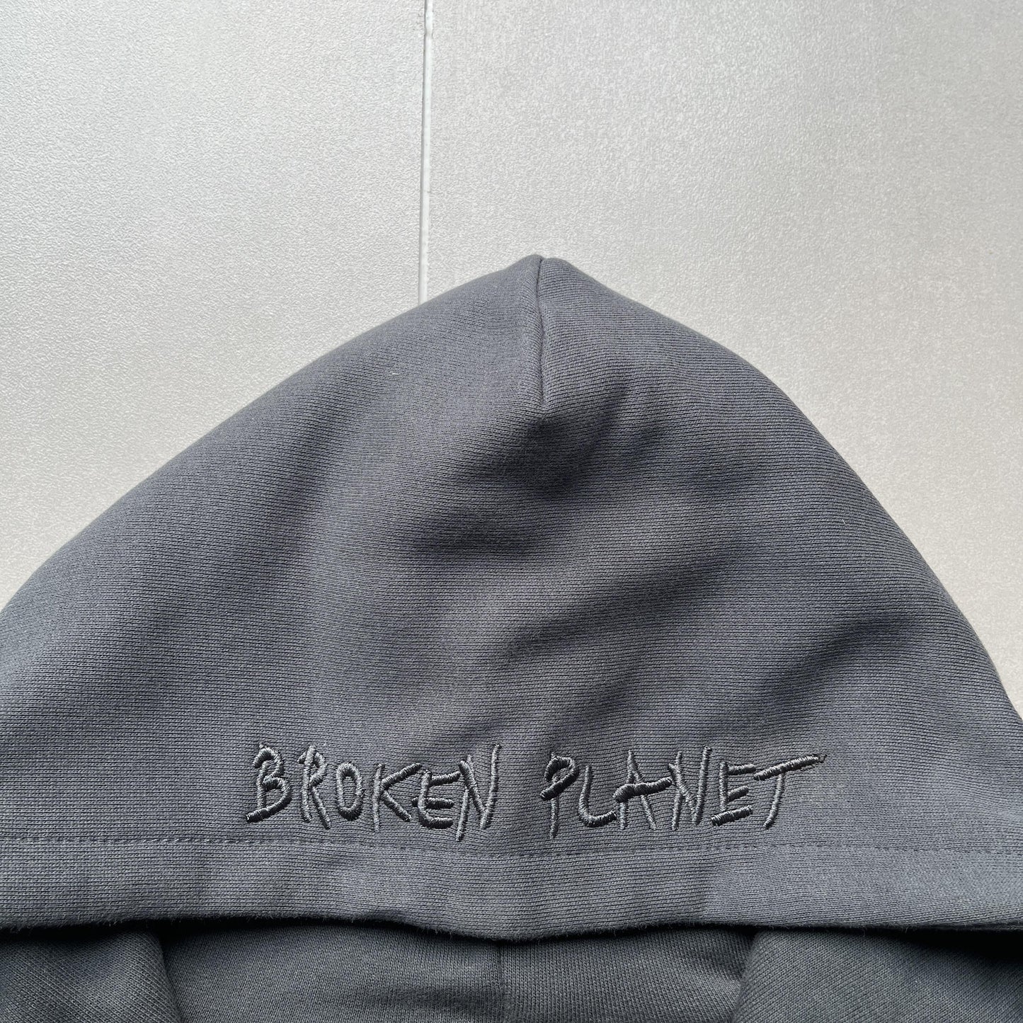 Broken Planet Planet Zip Up Hoodie Grey