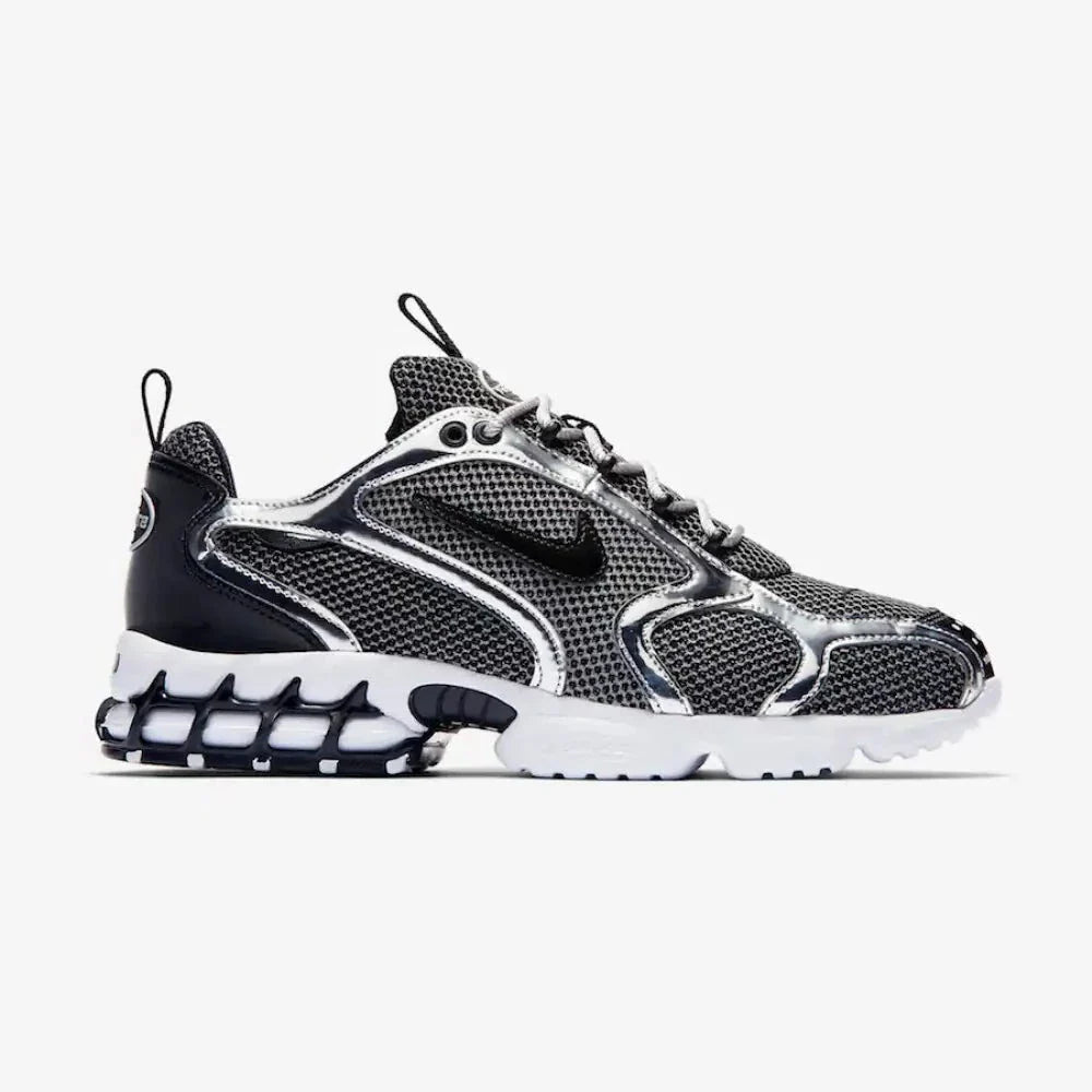 Nike x Stussy Air Zoom Spiridon Caged Platinium