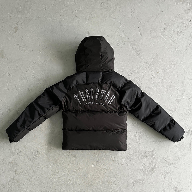 Trapstar Decoded Arch Puffer Jacket Black