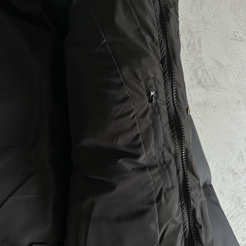 Trapstar Decoded Arch Puffer Jacket Black