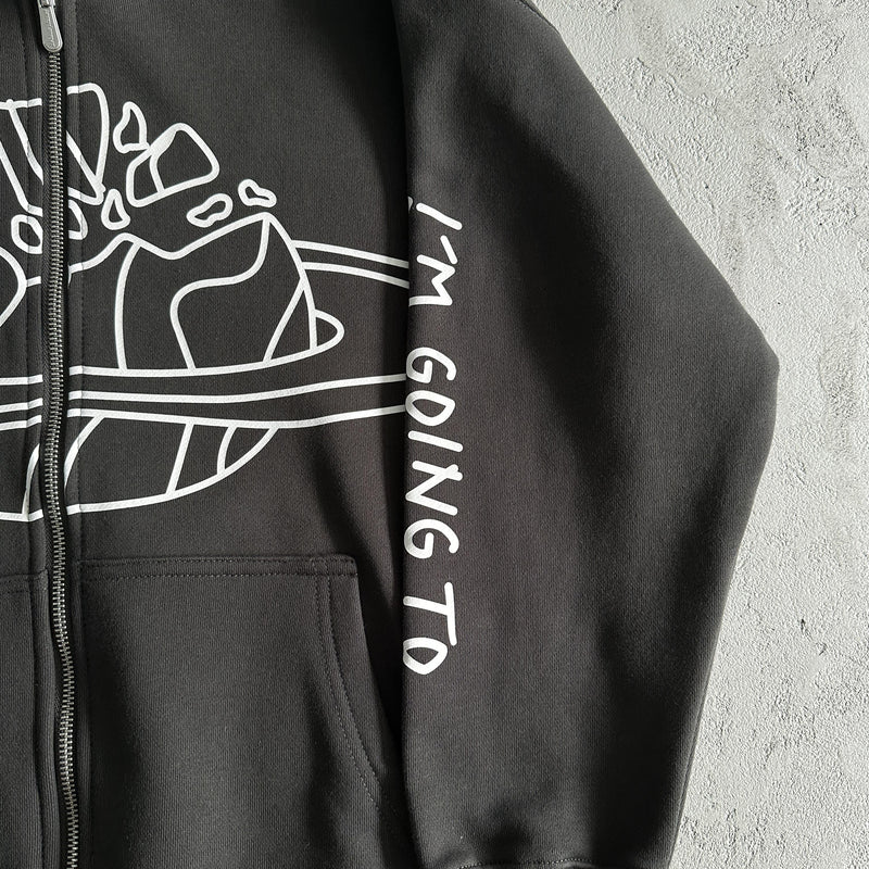 Broken Planet Outer Space Zip Up Hoodie