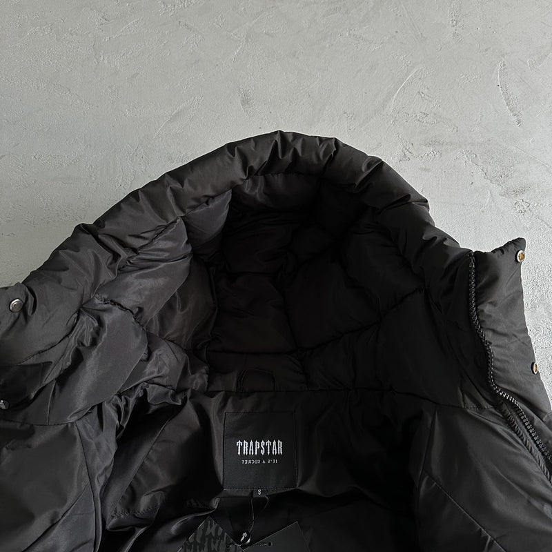 Trapstar Decoded Arch Puffer Jacket Black