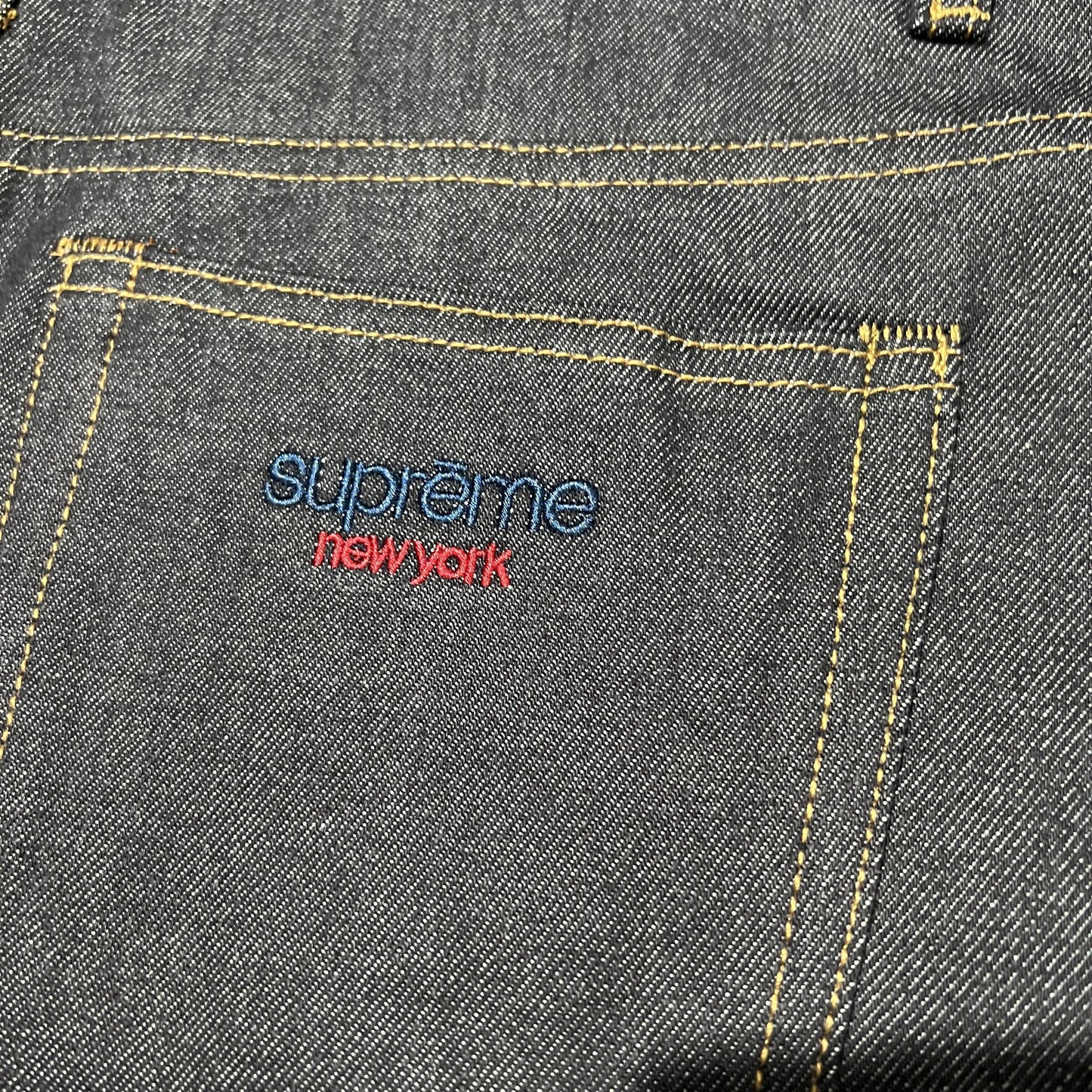 Supreme Baggy Jeans Black Copper Wire