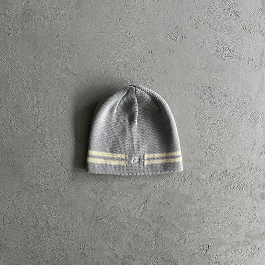 Corteiz Knit Stripe Beanie -Gray