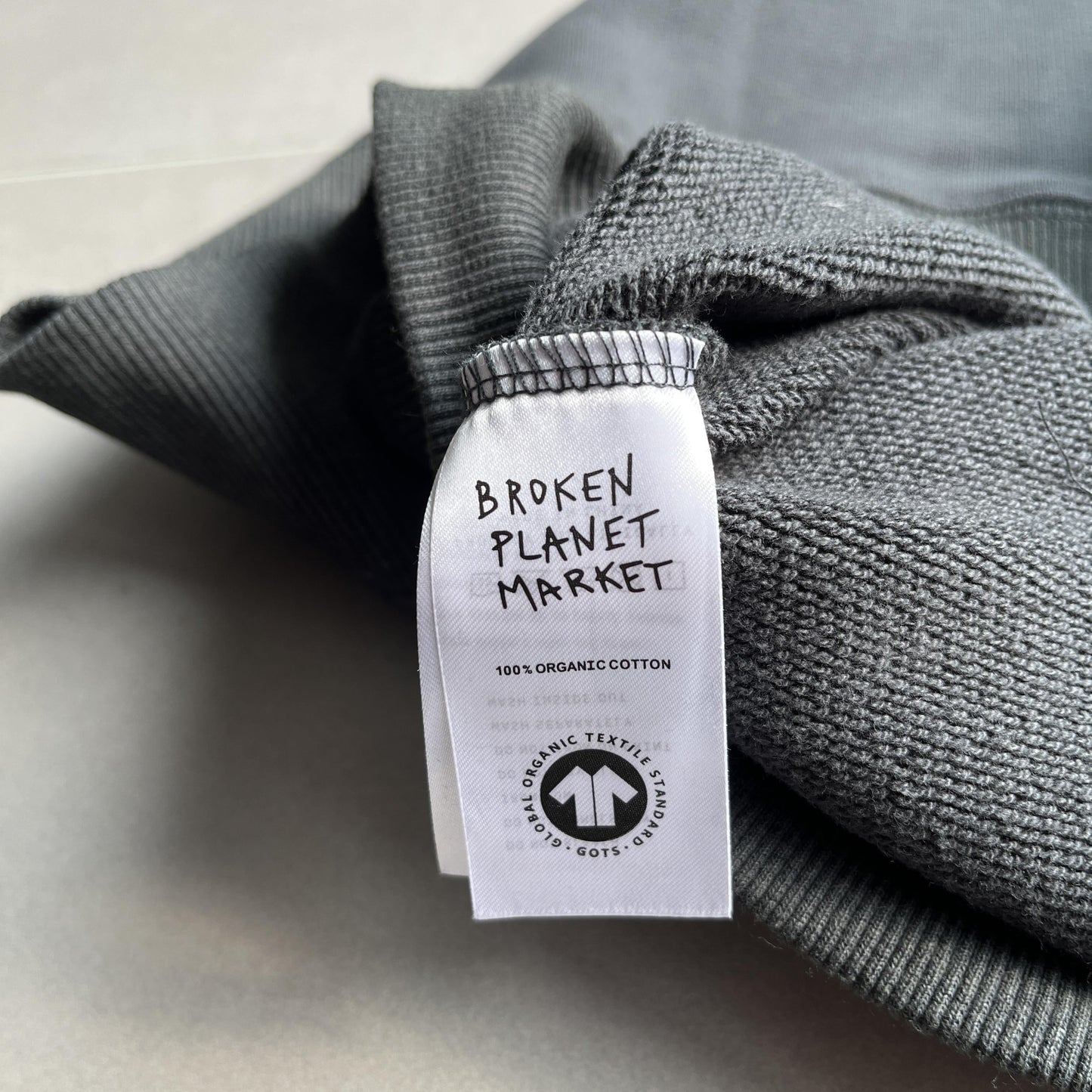 Broken Planet Planet Zip Up Hoodie Grey