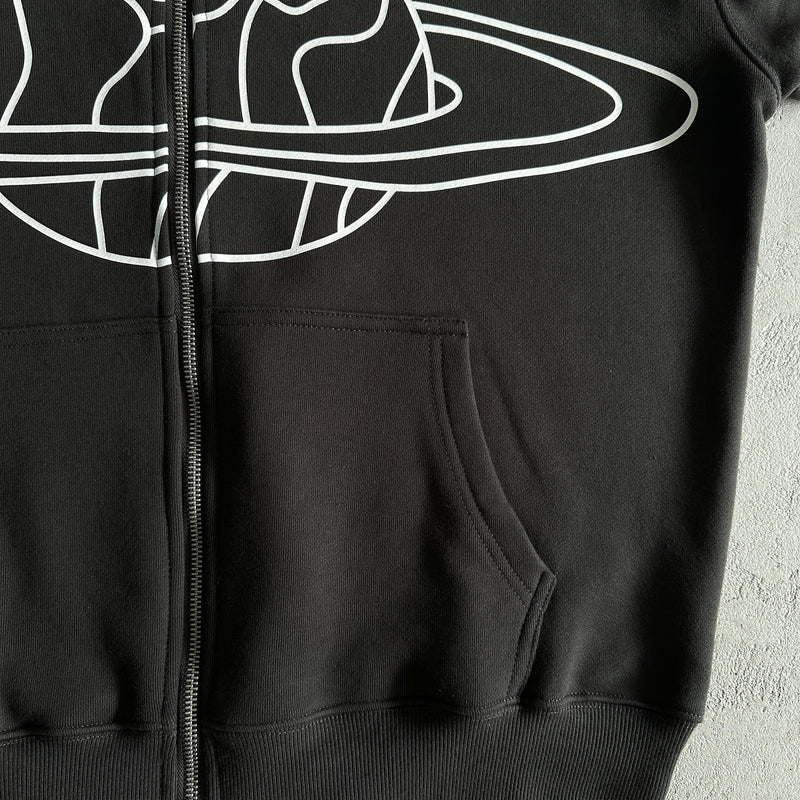 Broken Planet Outer Space Zip Up Hoodie