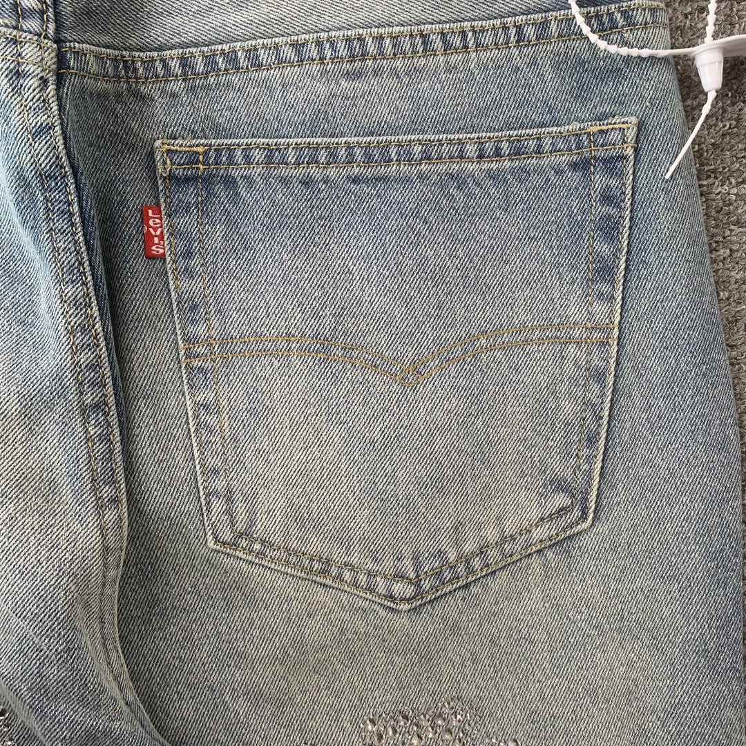 Jeans strappati denim 