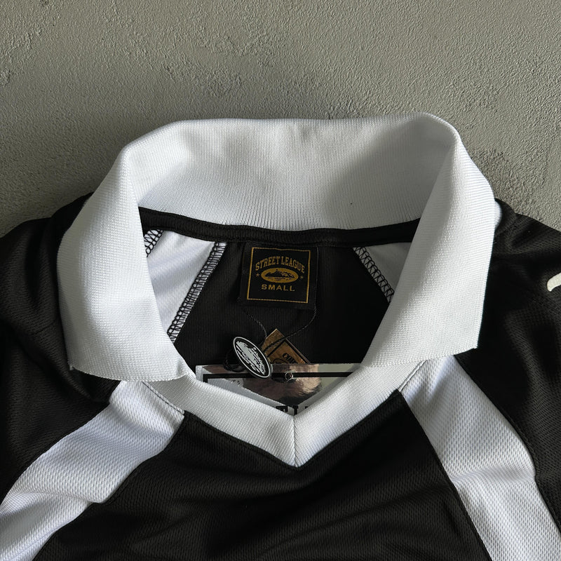 Corteiz Panel Jersey-Black