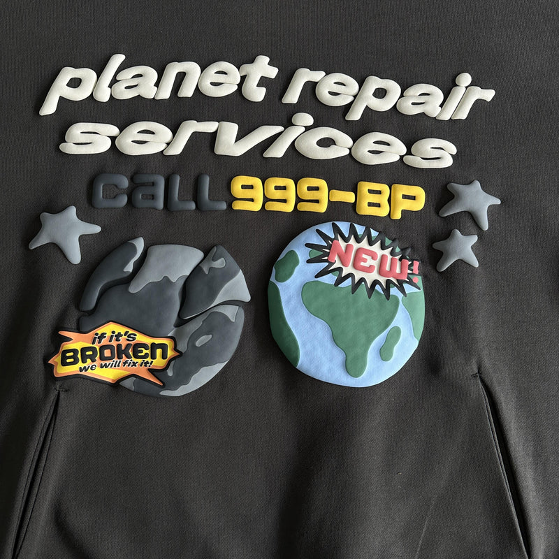 Broken Planet  Repair Services Hoodie