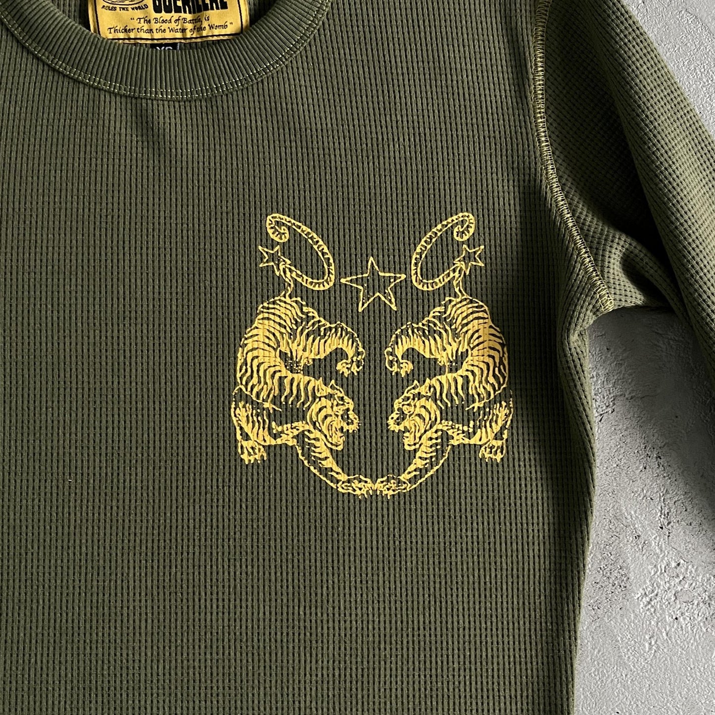 Corteiz Longsleeve Waffle Tiger