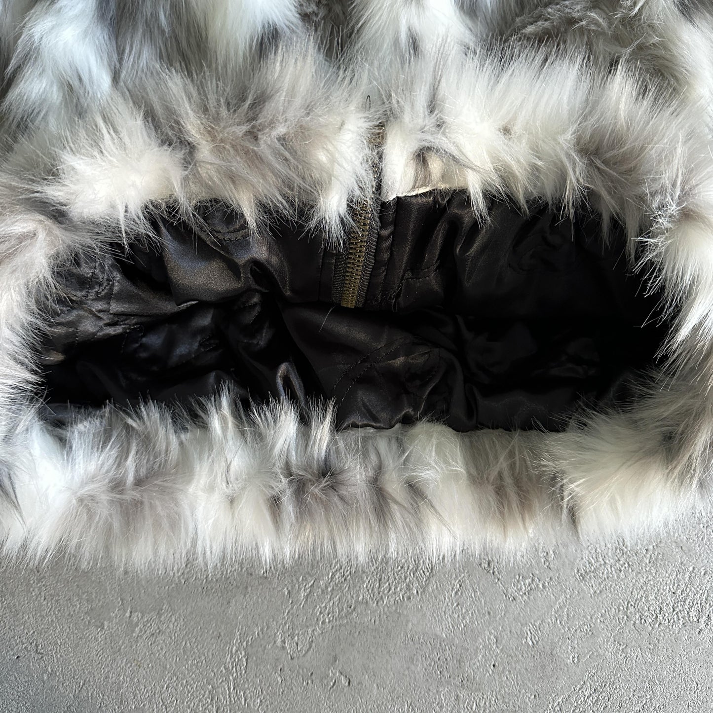 Corteiz Hooded Fur Jacket