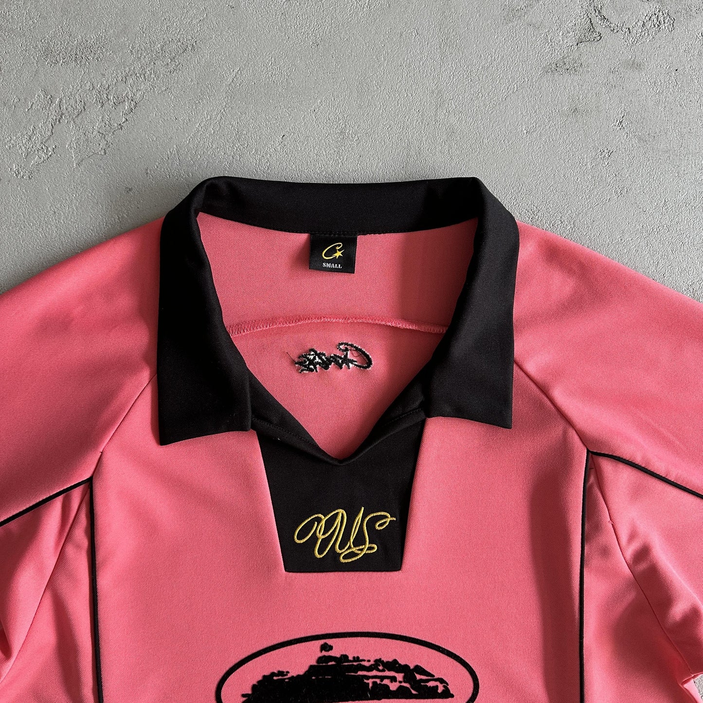 Corteiz Talismo Football Jersey -Pink