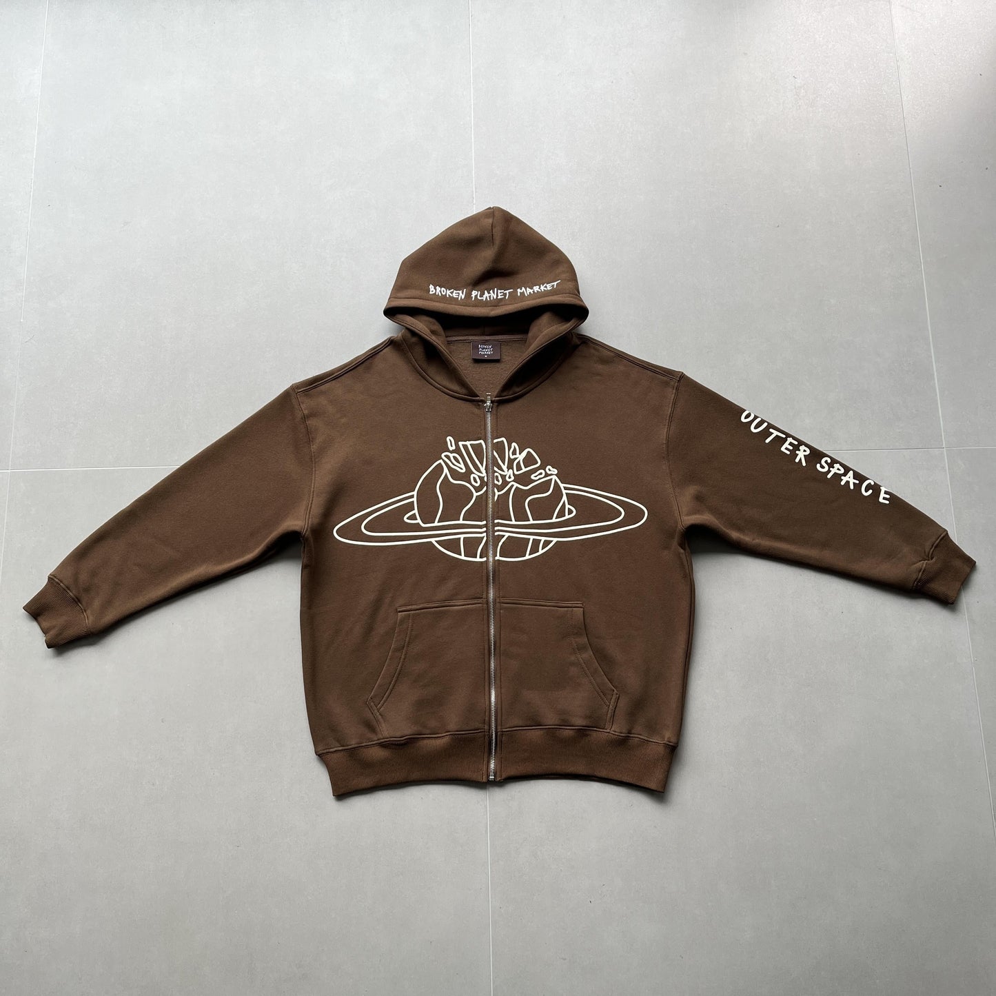 Broken Planet Market Arctic Zip Up Hoodie