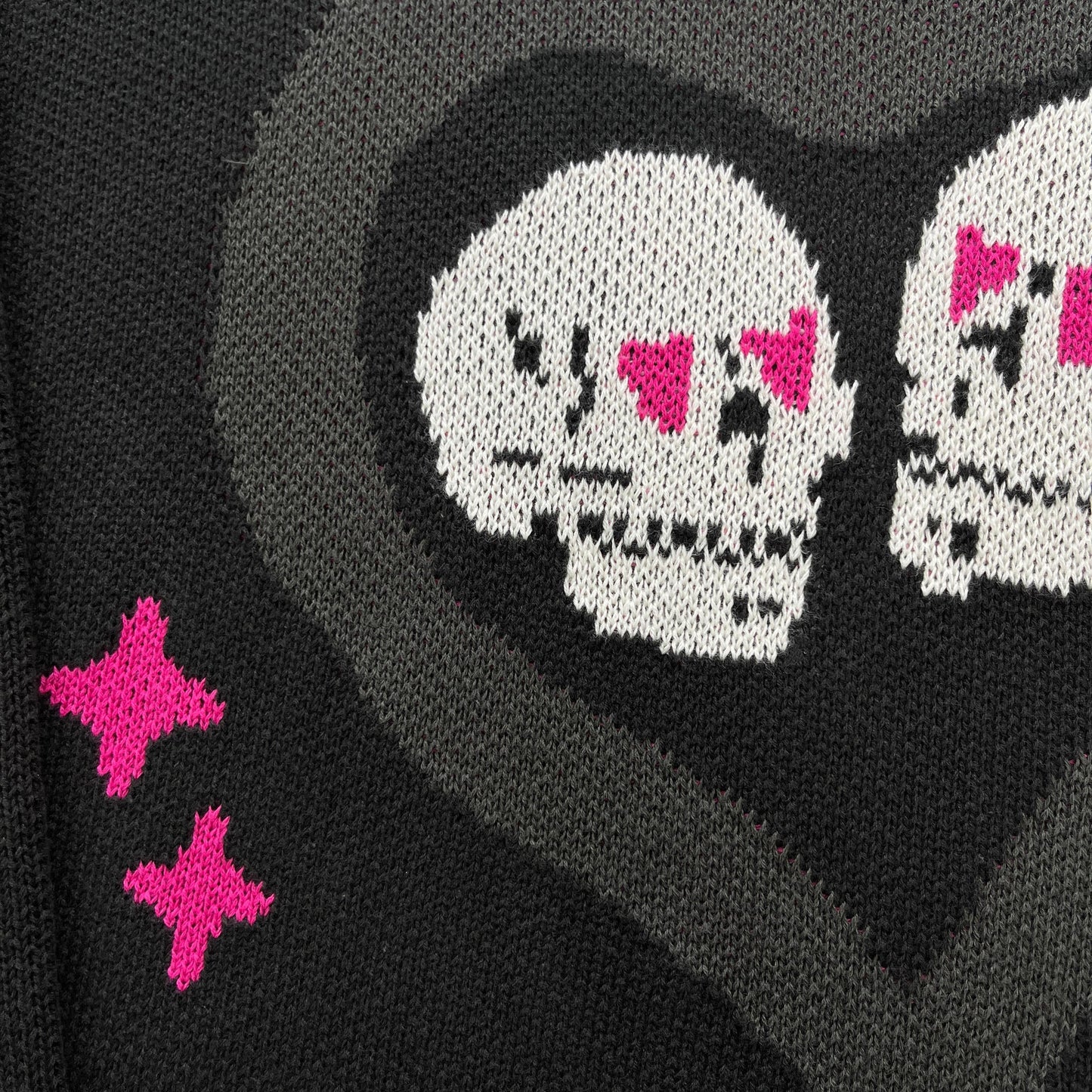 Broken Planet Skull Heart Sweater