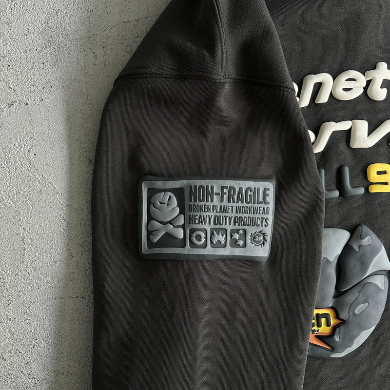 Broken Planet  Repair Services Hoodie