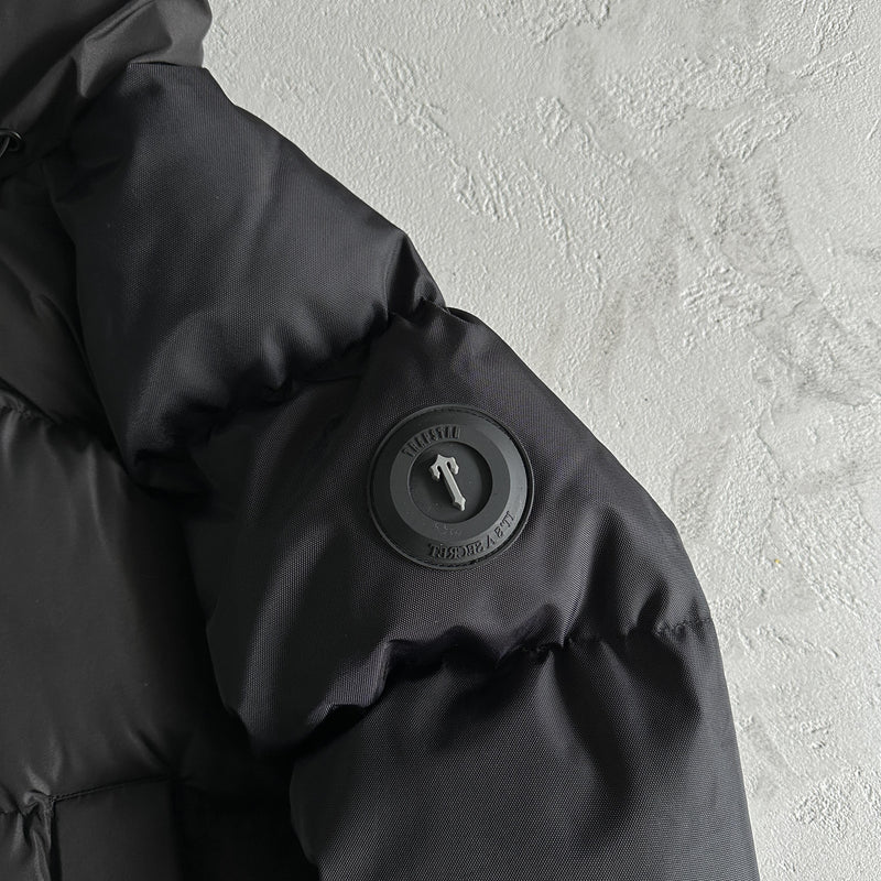 Trapstar Decoded Arch Puffer Jacket Black