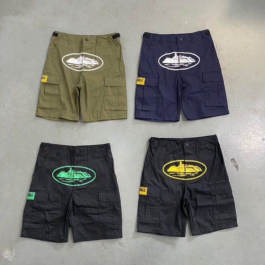 Corteiz Alcatraz Cargo Shorts v1:1