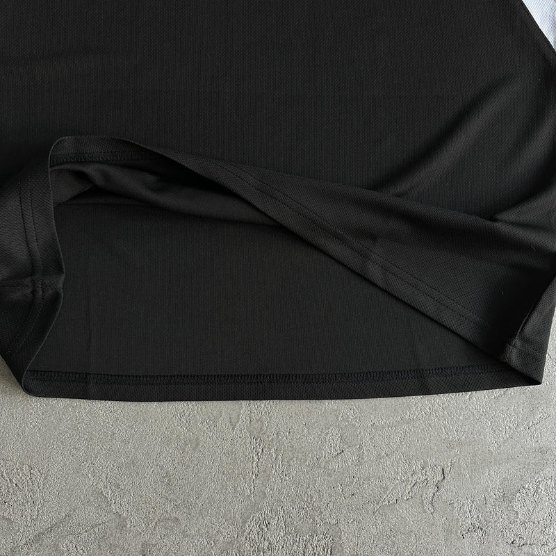 Corteiz Panel Jersey-Black