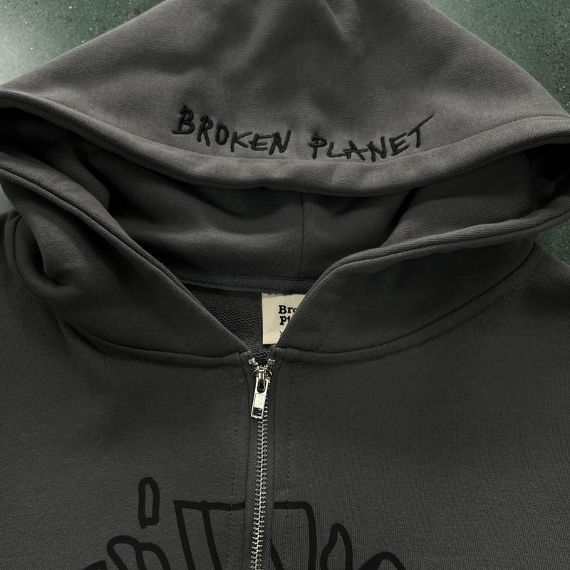 Broken Planet Planet Zip Up Hoodie