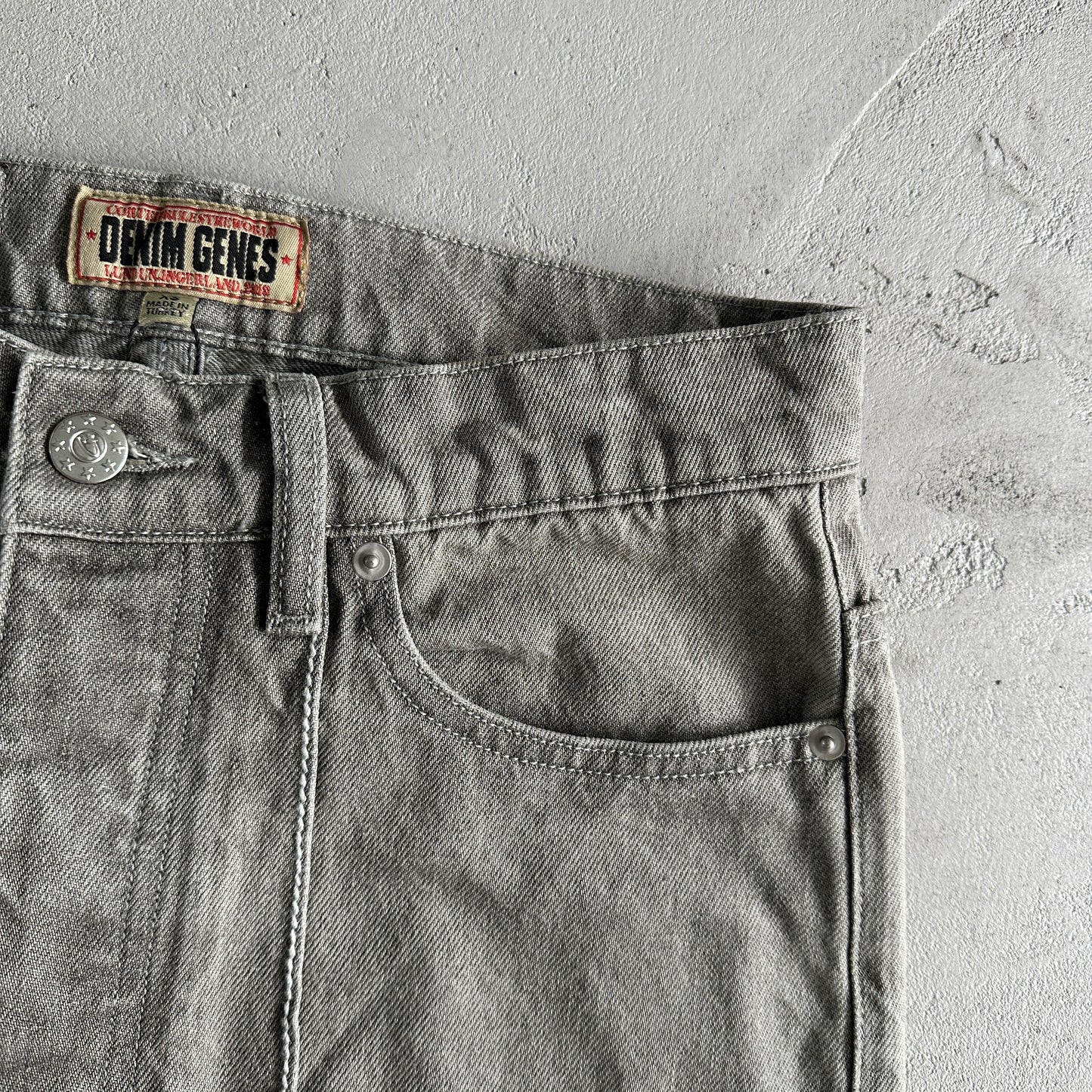 Pantalone jeans Corteiz Denim Grigio