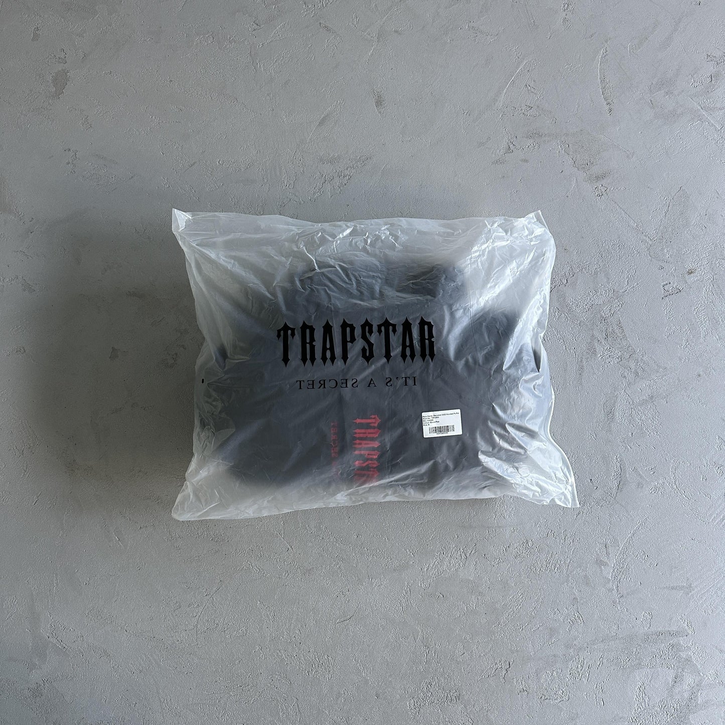 Trapstar Decoded Hooded Puffer Jacket 2.0 Black / Infrared