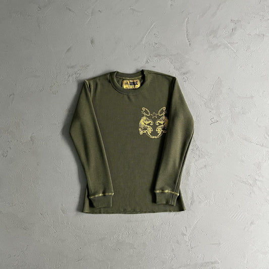 Corteiz Longsleeve Waffle Tiger