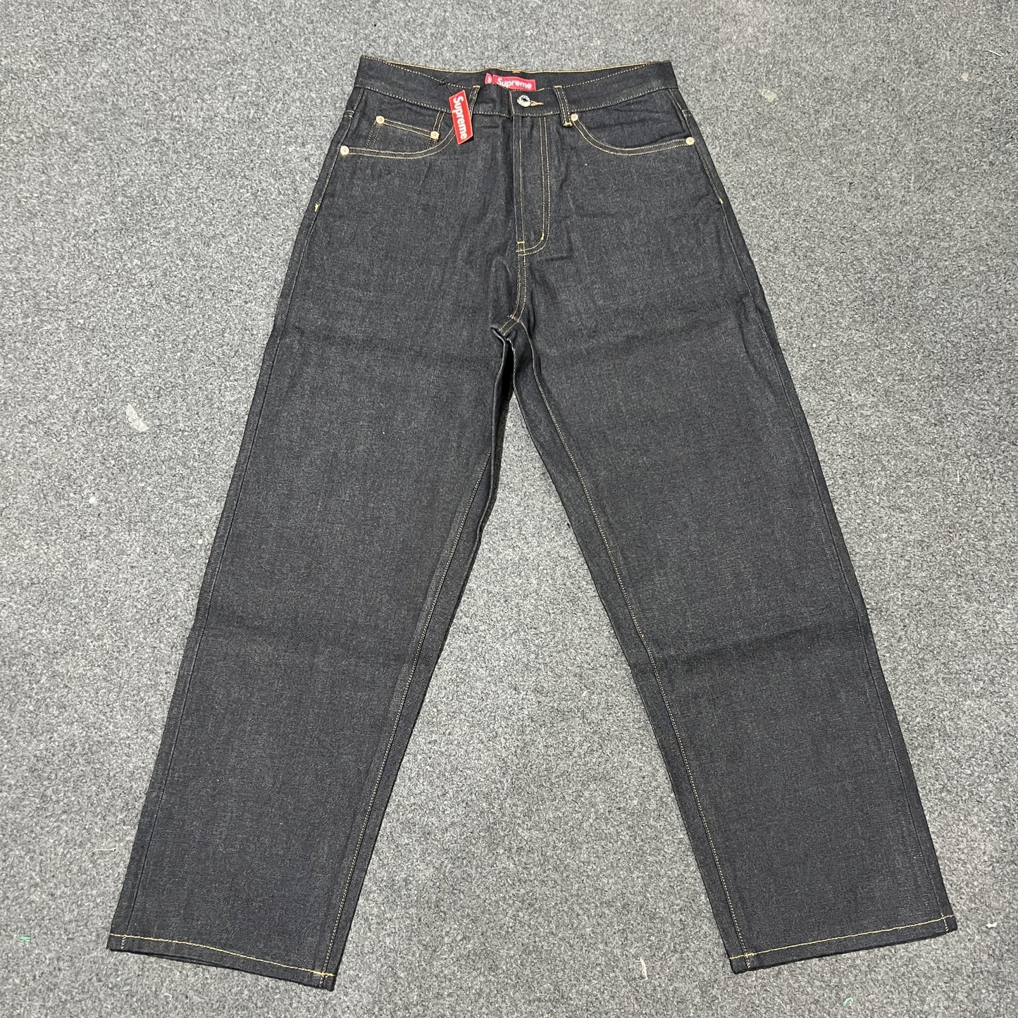 Supreme Baggy Jeans Black Copper Wire