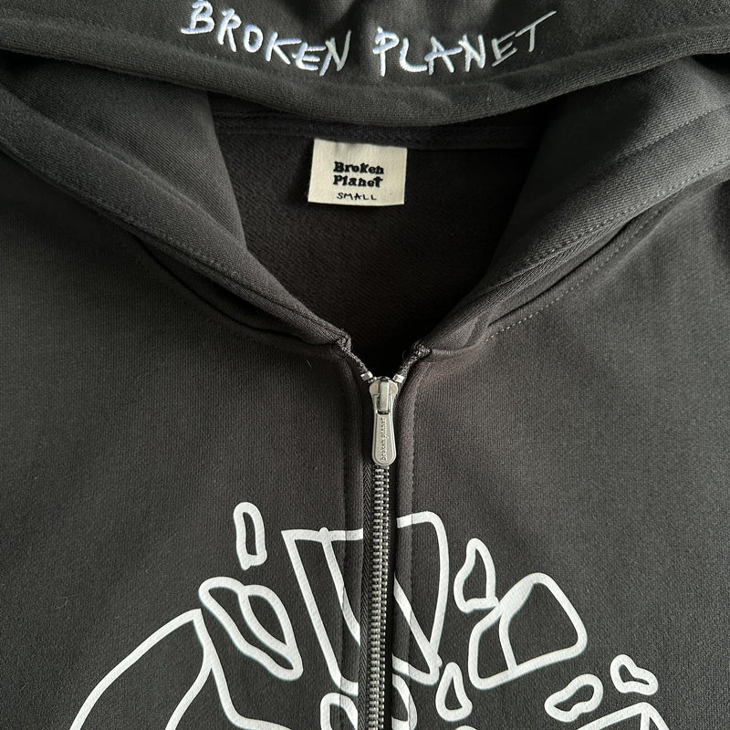 Broken Planet Outer Space Zip Up Hoodie